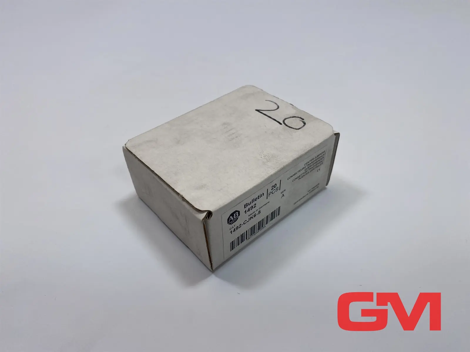 Produktfoto 1 von VE 20x Allen-Bradley Querverbinder 1492-CJK6-5 center jumpers Ser. A 5P gelb