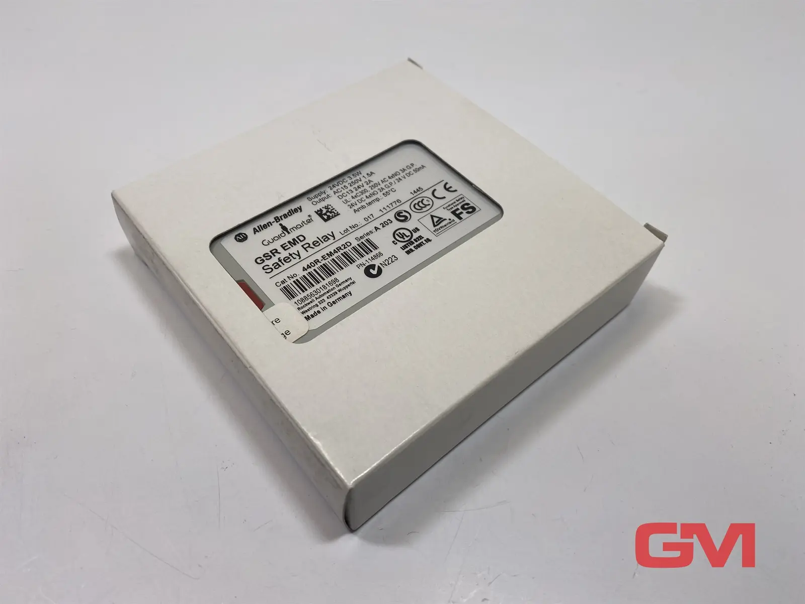 Produktfoto 1 von Allen-Bradley Sicherheitsrelais 440R-EM4R2D relay GSR EMD PN 114866 Serie A203