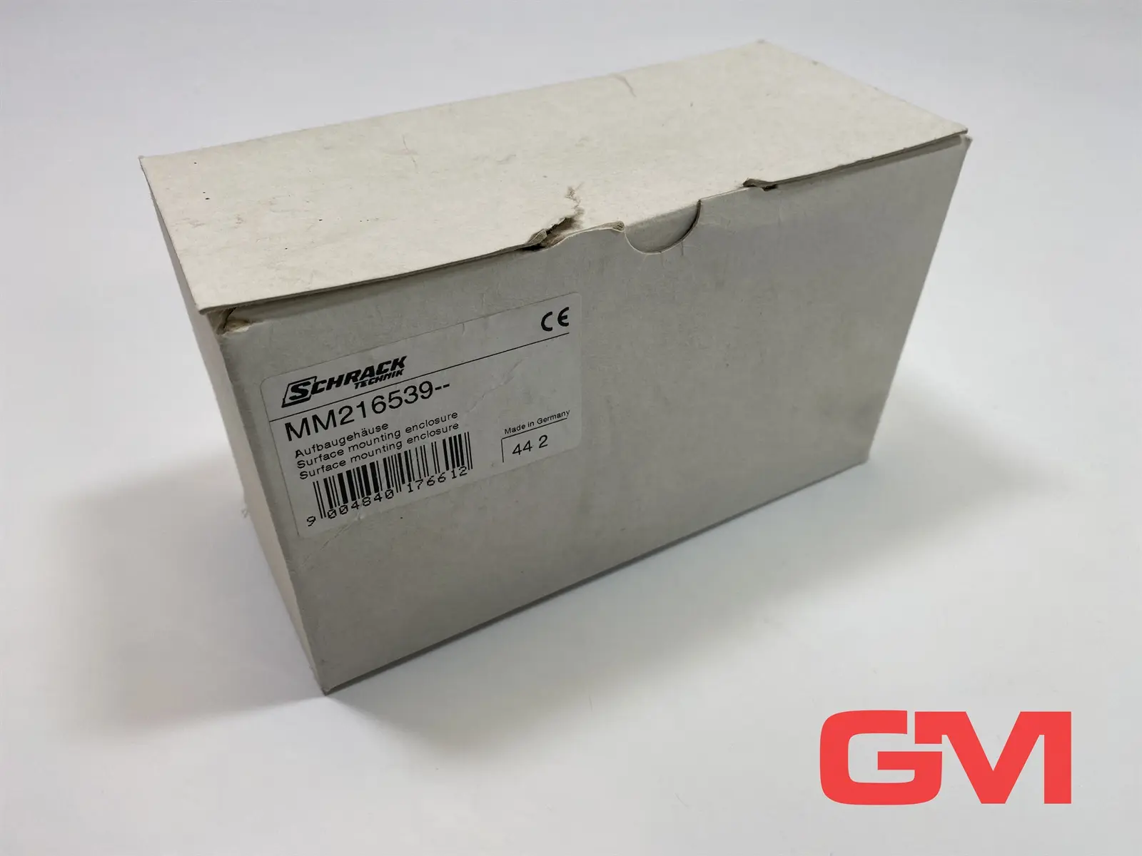 Produktfoto 1 von Schrack Technik Aufbau-Gehäuse MM216539 surface mount housing schwarz/hellgrau