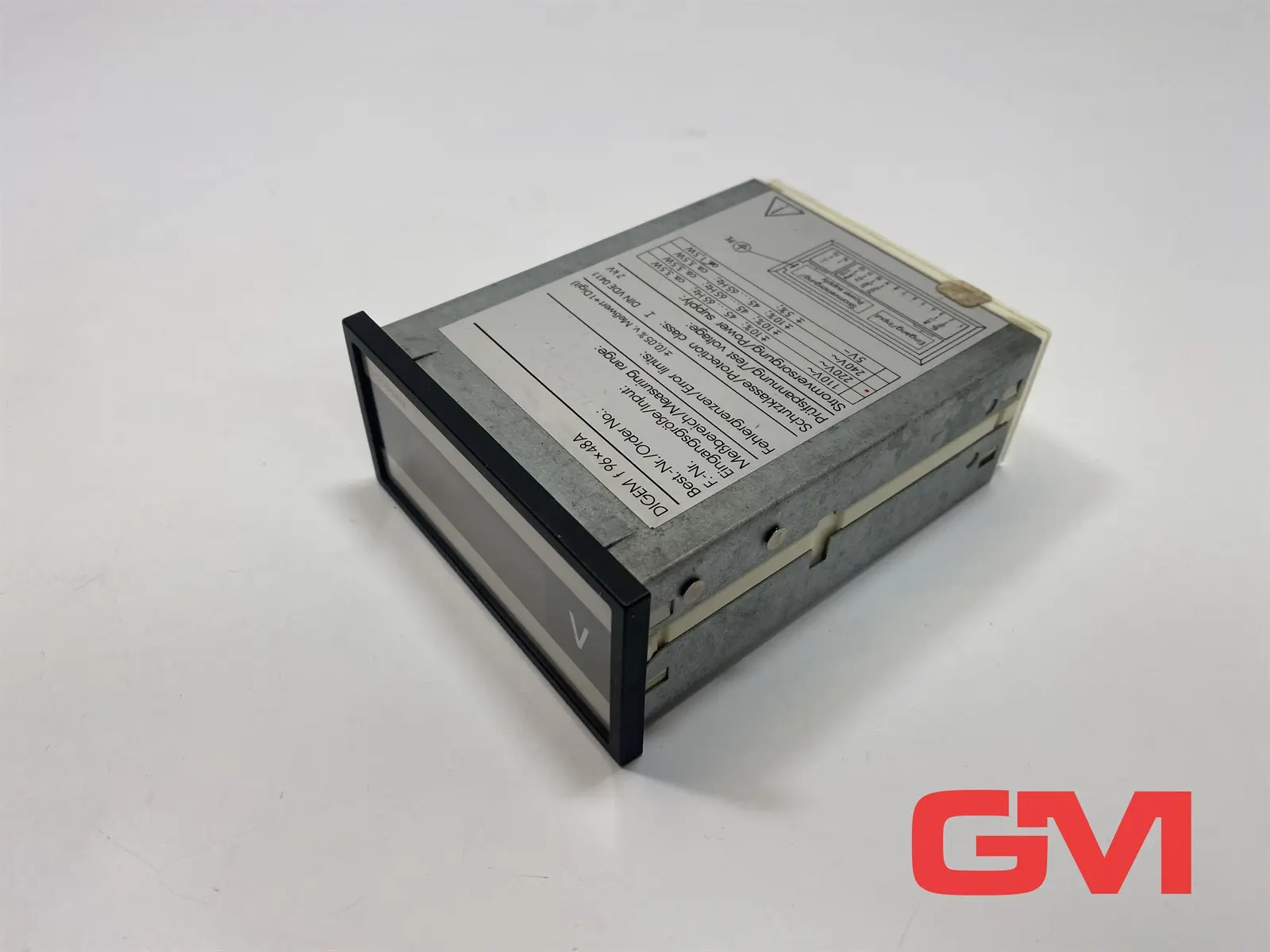 Produktfoto 1 von Gossen Digitales Anzeigegerät DIGEM f 96 x 48 A panel meter 220V Voltmeter