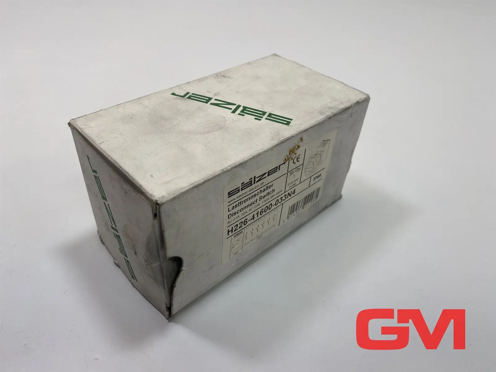 Produktfoto 1 von Sälzer Lasttrenschalter H226-41600-033N4 disconnect switch ohne Drehgriff
