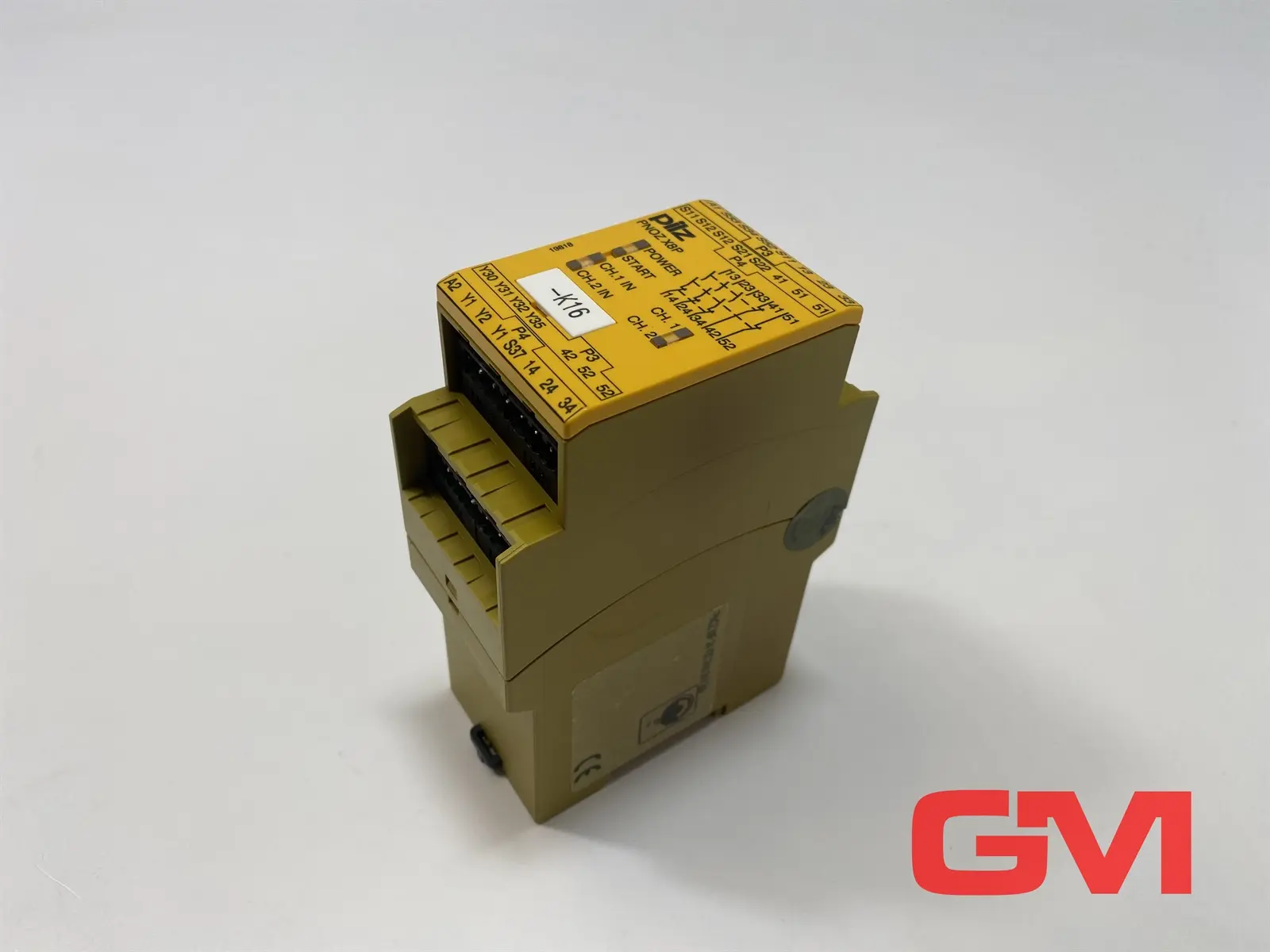 Produktfoto 1 von PILZ Sicherheitsschaltgerät 777760 Safety Relay PNOZ X8P 24VDC leicht beschädigt