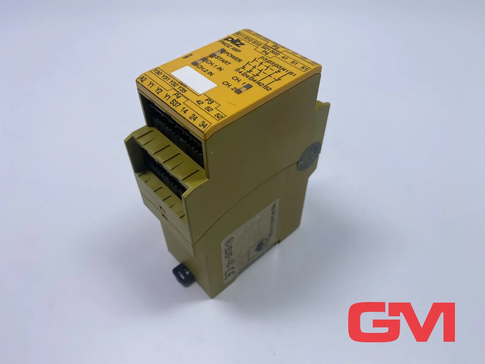 Produktfoto 1 von PILZ Sicherheitsschaltgerät 777760 safety relay PNOZ X8P 24VDC Relais beschädigt