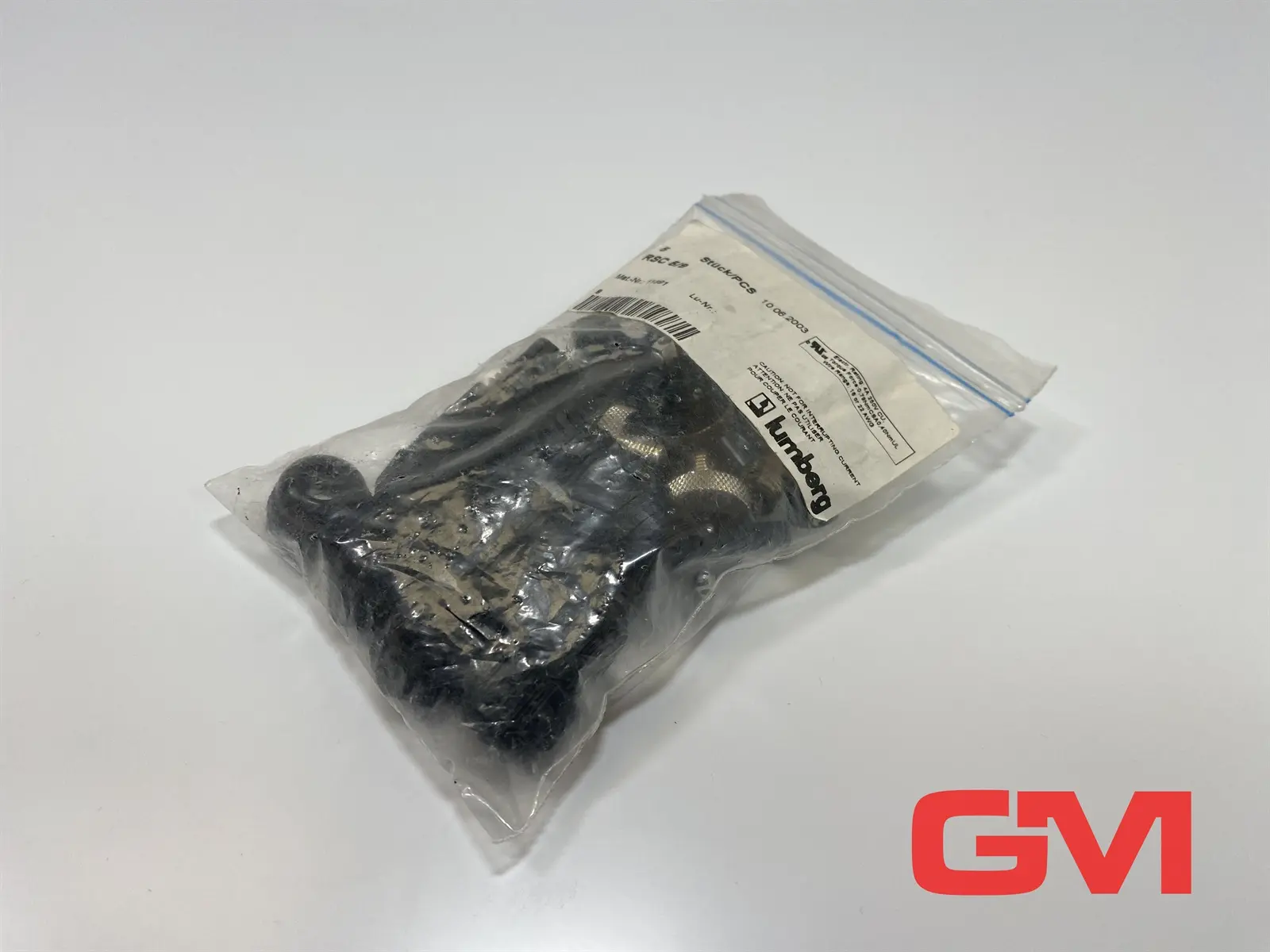 Produktfoto 1 von VE 5x Lumberg Steckverbinder RSC 5/9 connector male 11591 M12 5-polig Stecker