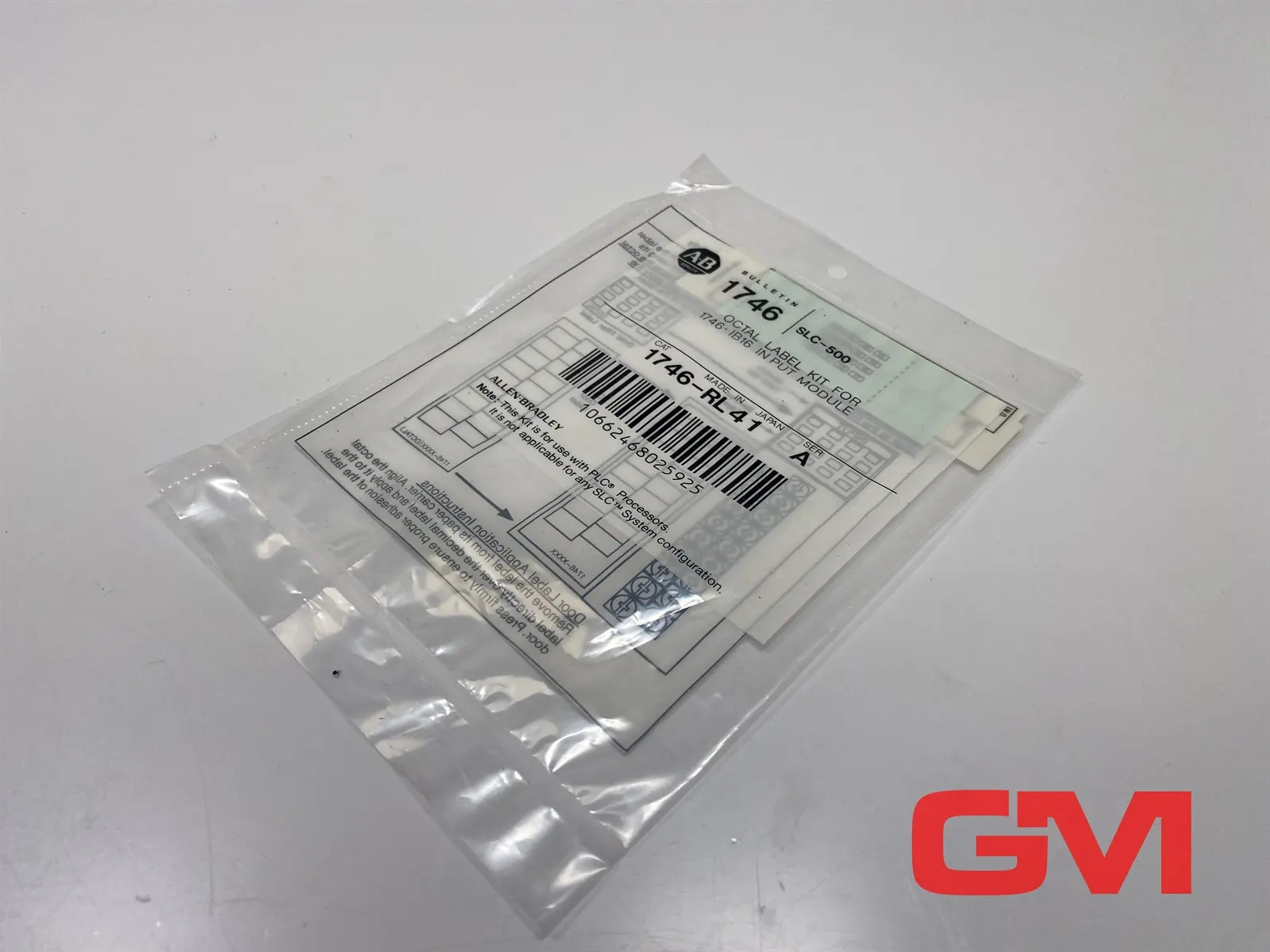 Produktfoto 1 von Allen-Bradley Markierungsset 1746-RL41 octal label kit for1746-IB16 input module