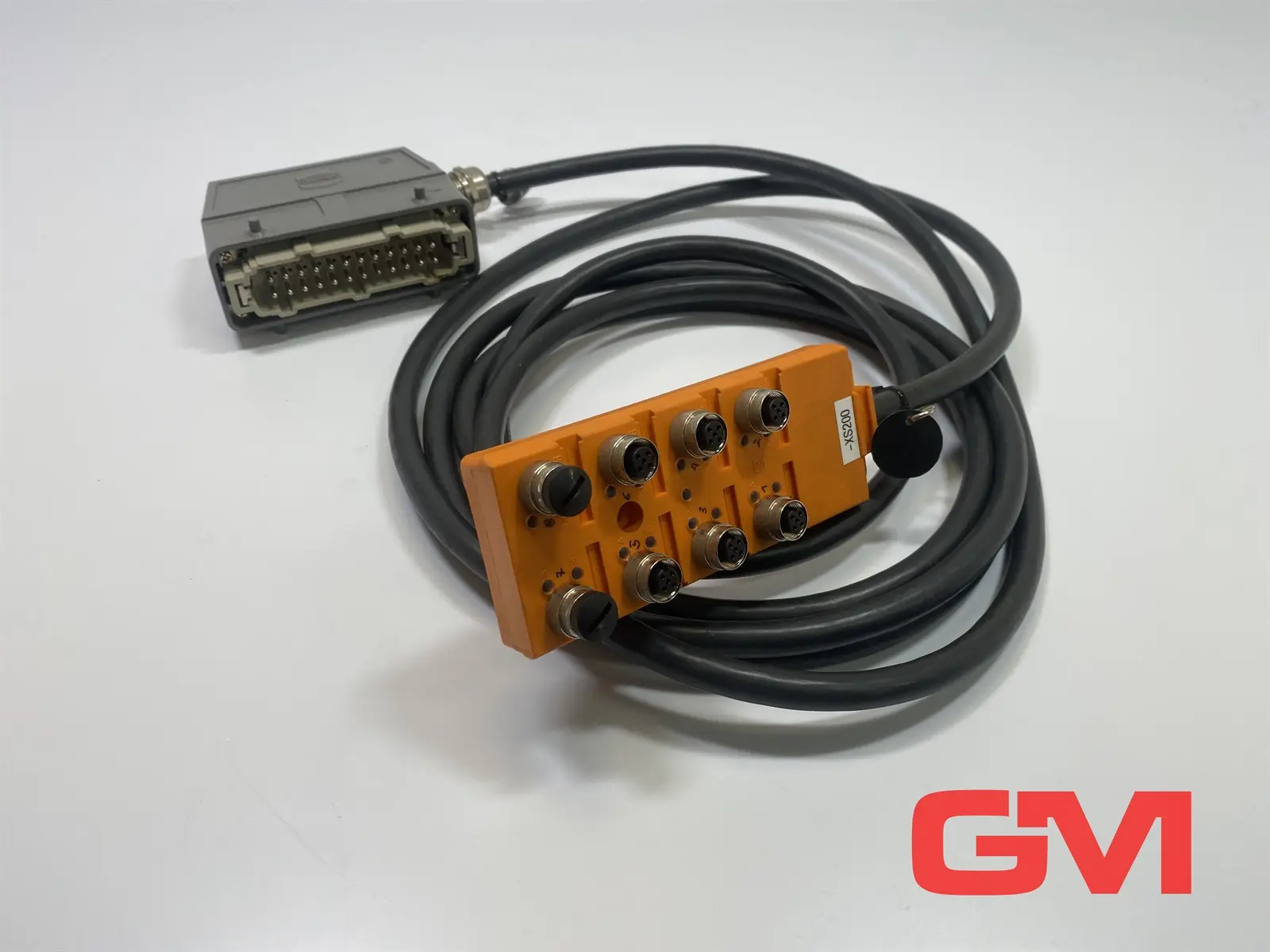 Produktfoto 1 von Lumberg Aktor-Sensor-Box ASBV8/LED5-242/5M I/O-passive distributors pre-wiredM12