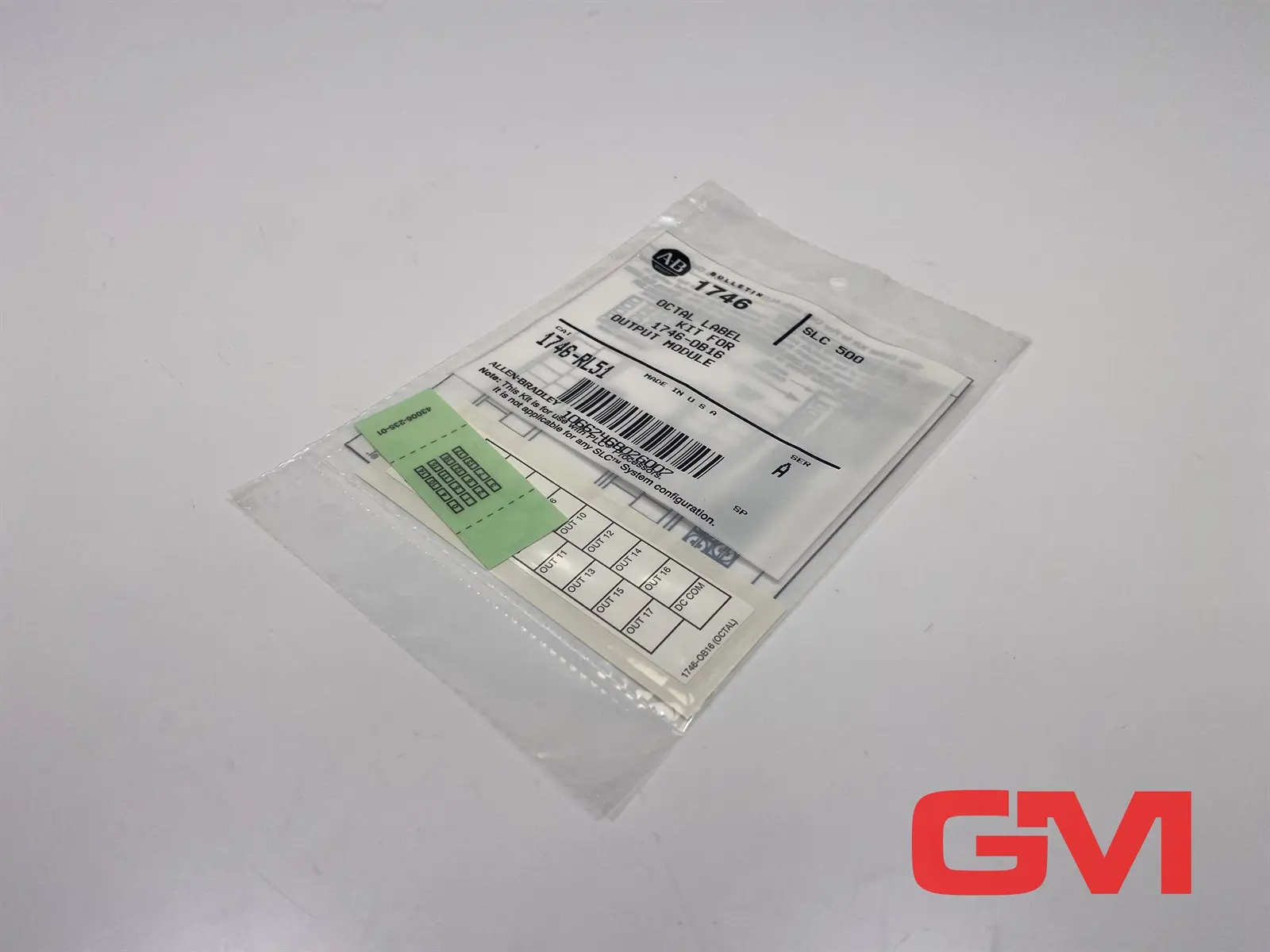 Produktfoto 1 von Allen-Bradley Markierungsset 1746--RL51 octal label kit für Modul 1746-OB16