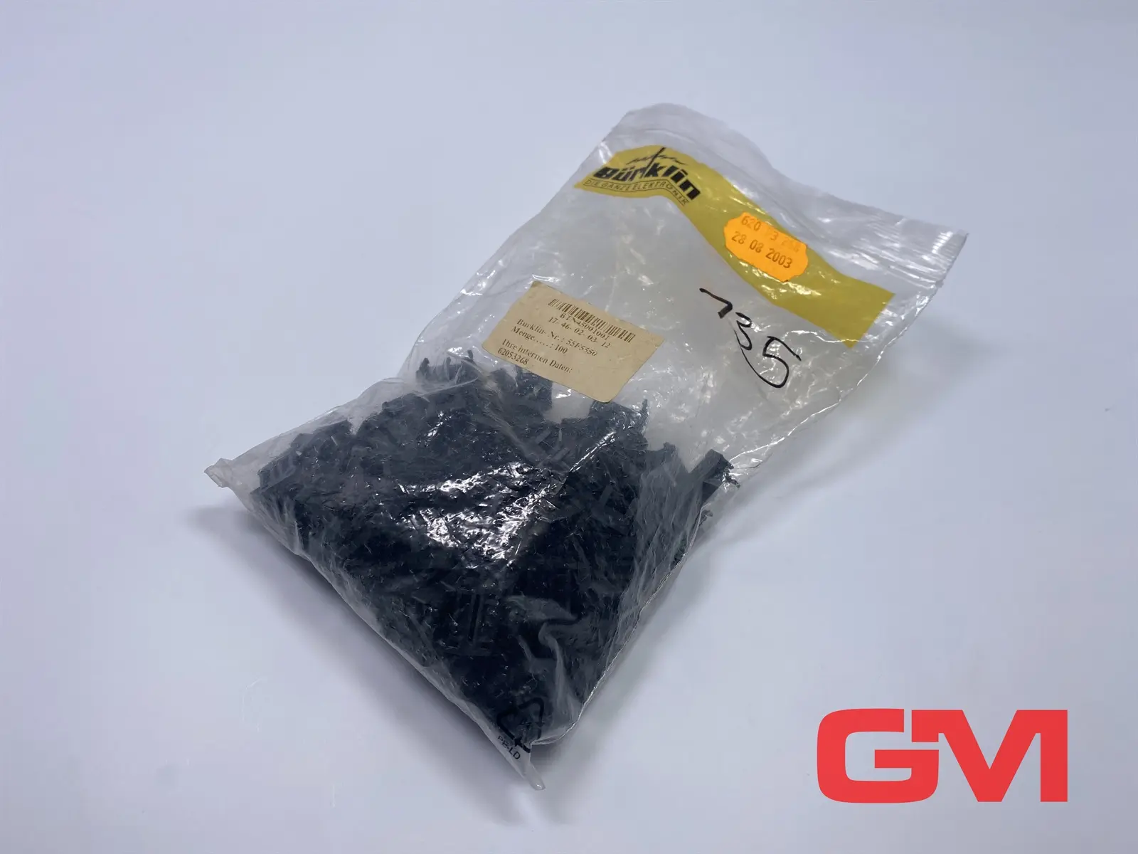 Produktfoto 1 von VE 135x AMP Zugentlastung 747275-4 strain relief black für 9 Pole schwarz