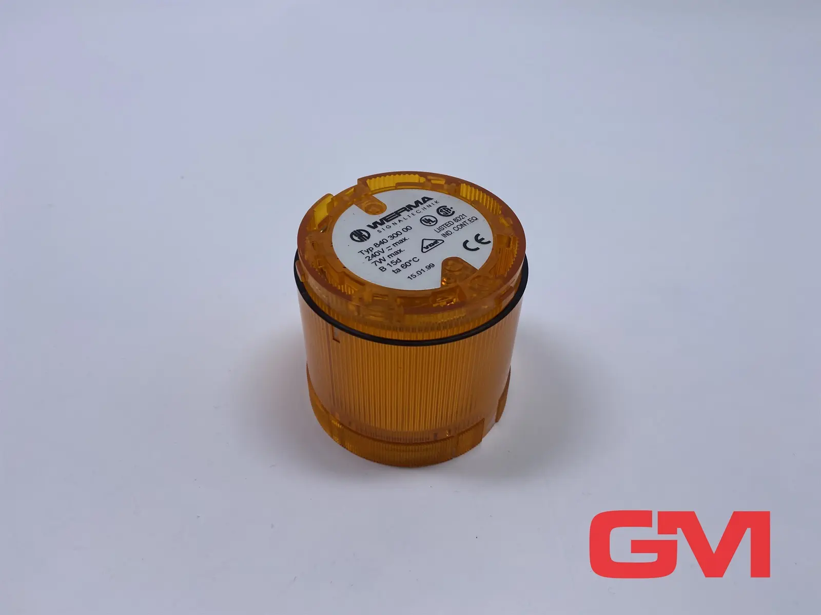 Produktfoto 1 von Werma Dauerlichtelement 84030000 permanent light element KombiSIGN 70 gelb