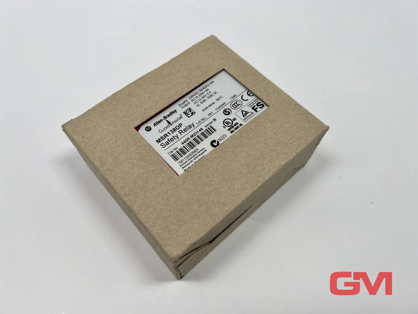 Produktfoto 1 von Allen-Bradley Sicherheitsrelais 440R-M23148 Guardmaster MSR138DP B Safety Relay