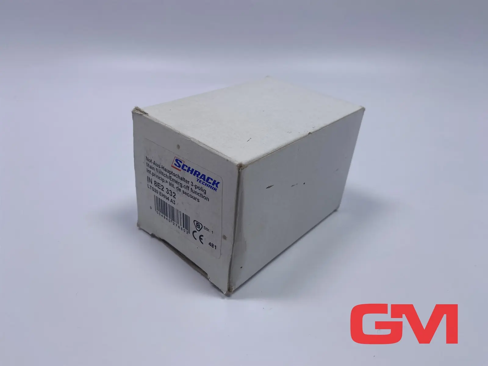 Schrack Not-Aus Hauptschalter IN8E2332 emergency stop main switch IN 8E2 332