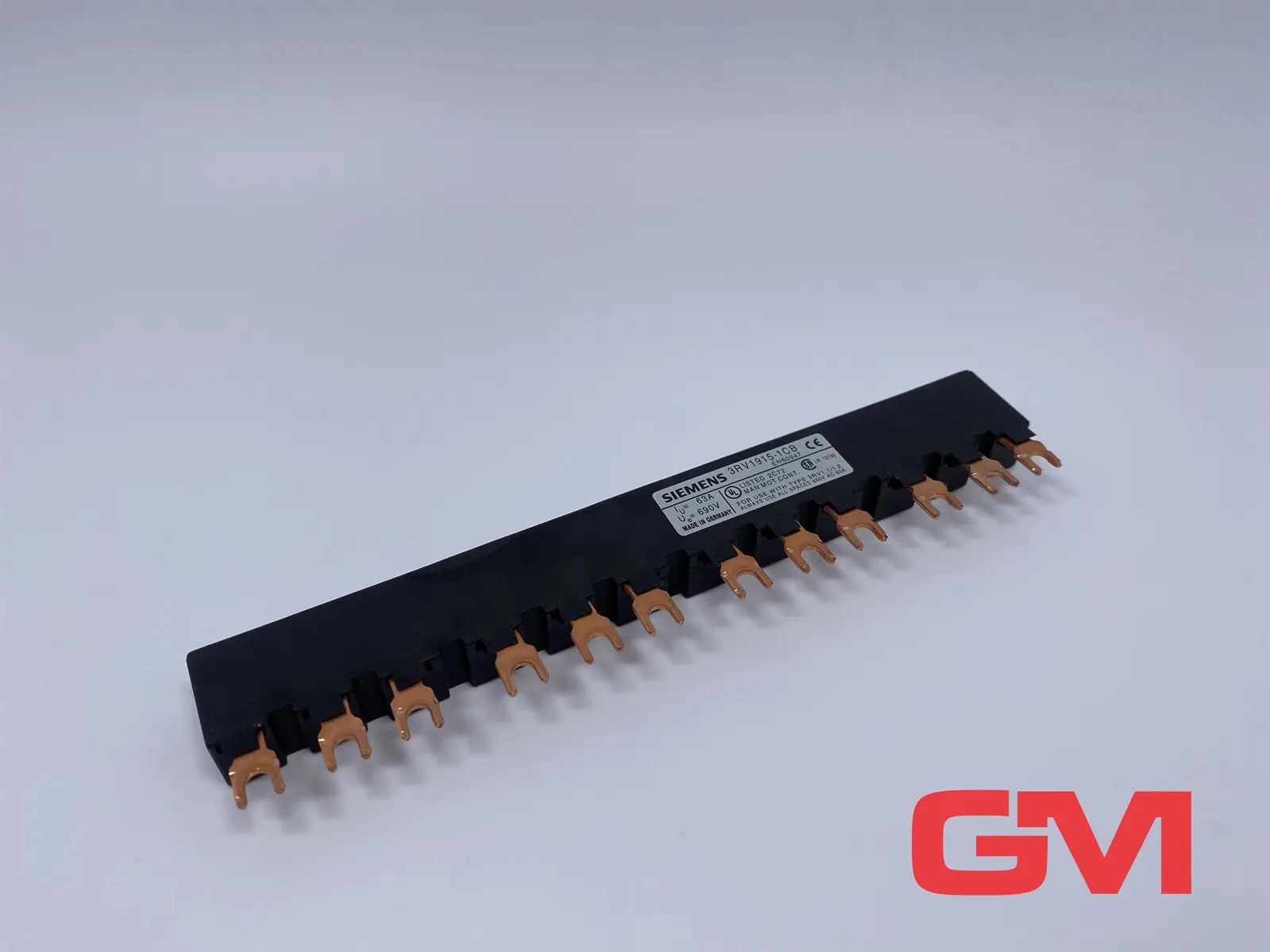 Produktfoto 1 von Siemens 3-Phasen Sammelschiene 3RV1915-1CB 3-phase busbar  63 A Abstand 45mm