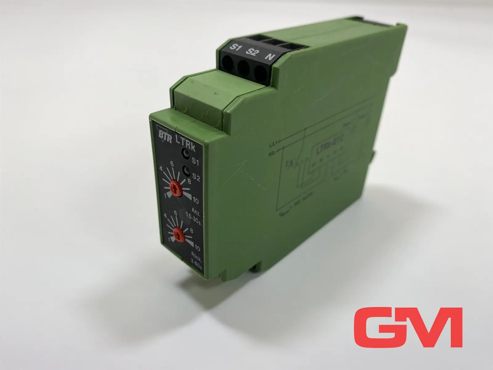 Produktfoto 1 von BTR Lüfterzeitrelais LTRk-E12 fan timer relay LTRk 24V AC/DC Überwachungsrelais
