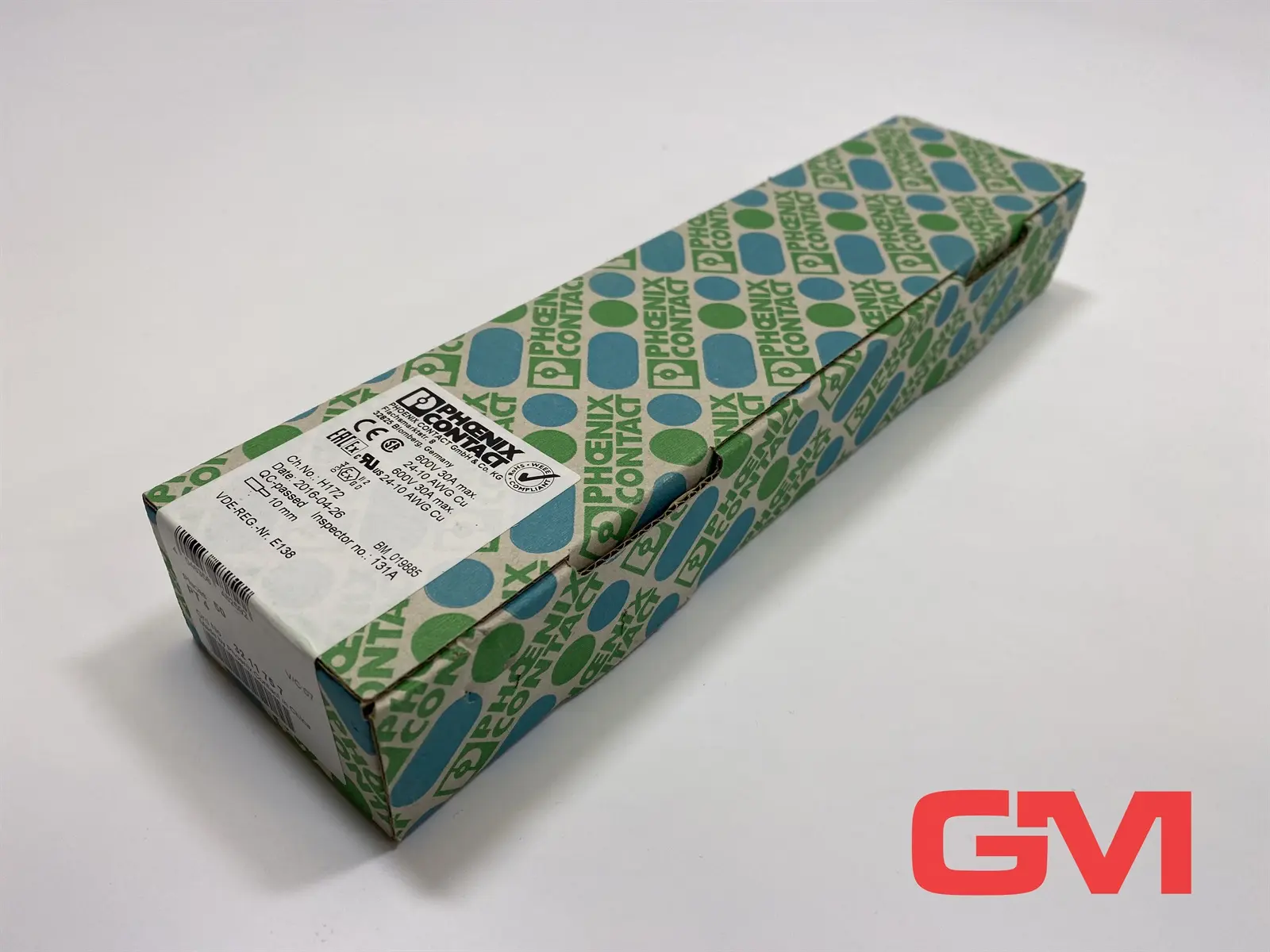 Produktfoto 1 von VE 50x Phoenix Contact Durchgangsklemme PT 4 feed-through terminal 3211757
