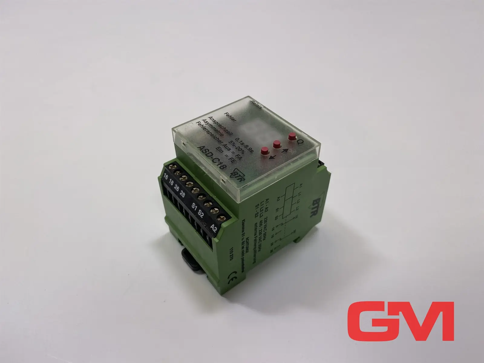 Produktfoto 1 von BTR Phasenüberwachungsrelais ASD-C18 phase monitoring relay 110270 0,1-9,9s