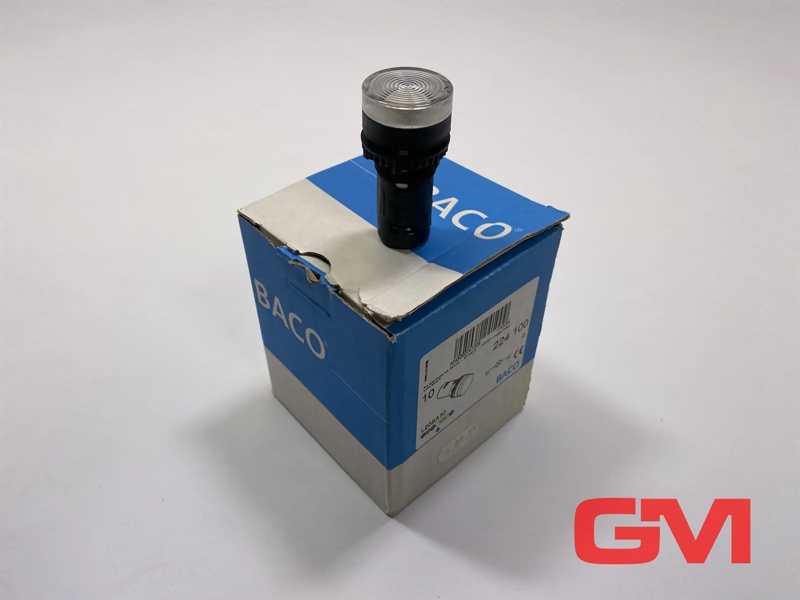 Produktfoto 1 von VE 10x Baco Kompakt-Meldeluchte L20SA30 light alarms clear 224100 transparent