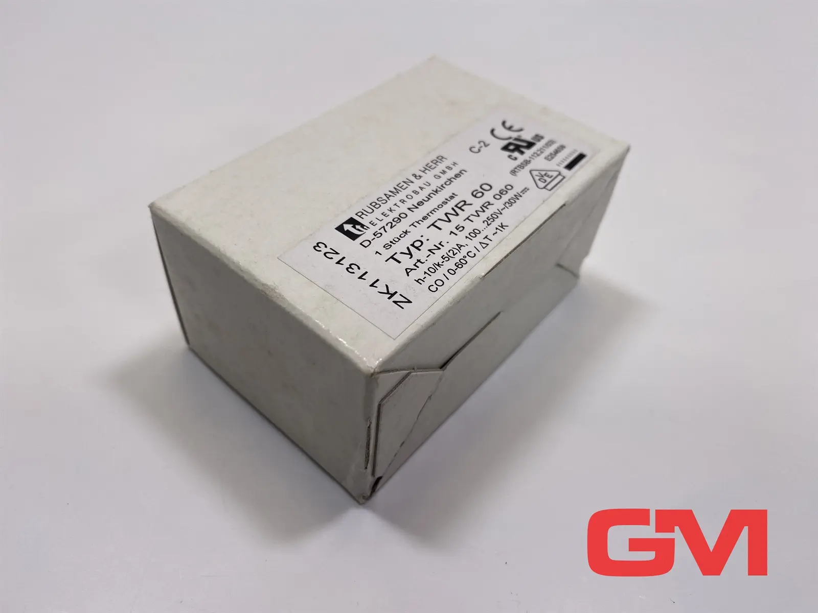 Produktfoto 1 von Rübsamen & Herr Regler TWR 60 Thermostat 15 TWR 060 AC: 250V/10(2)A DC: max. 30W