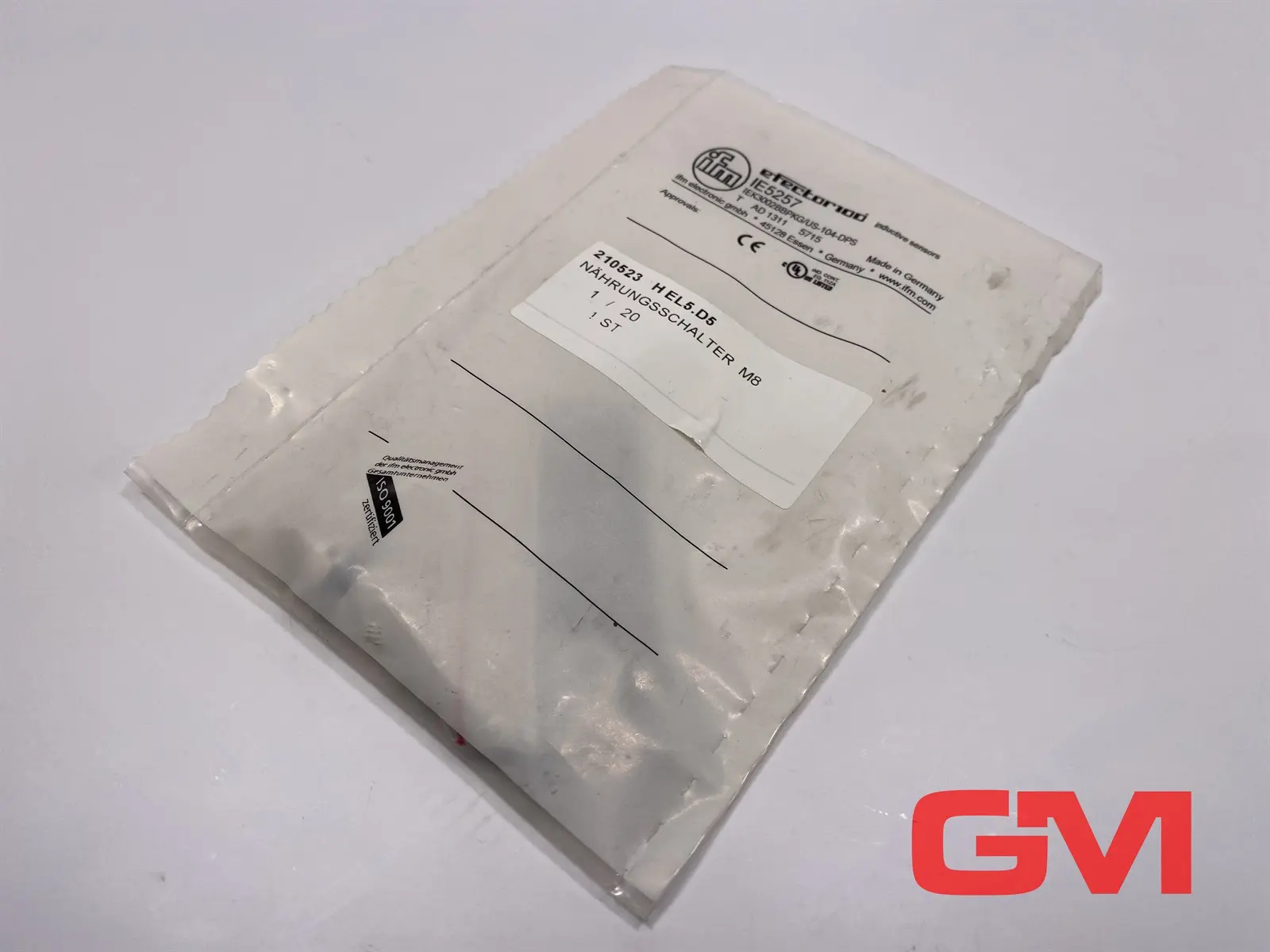 Produktfoto 1 von ifm Induktiver Sensor IE5257 inductive sensor IEK3002BBPKG/US-104 10-30DC PNP