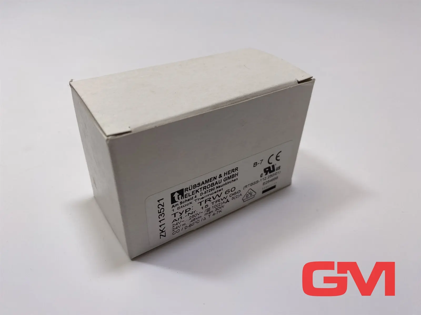 Produktfoto 1 von Rübsamen & Herr Schaltschranktemperaturregler TRW 60 Thermostat 15 TRW 060