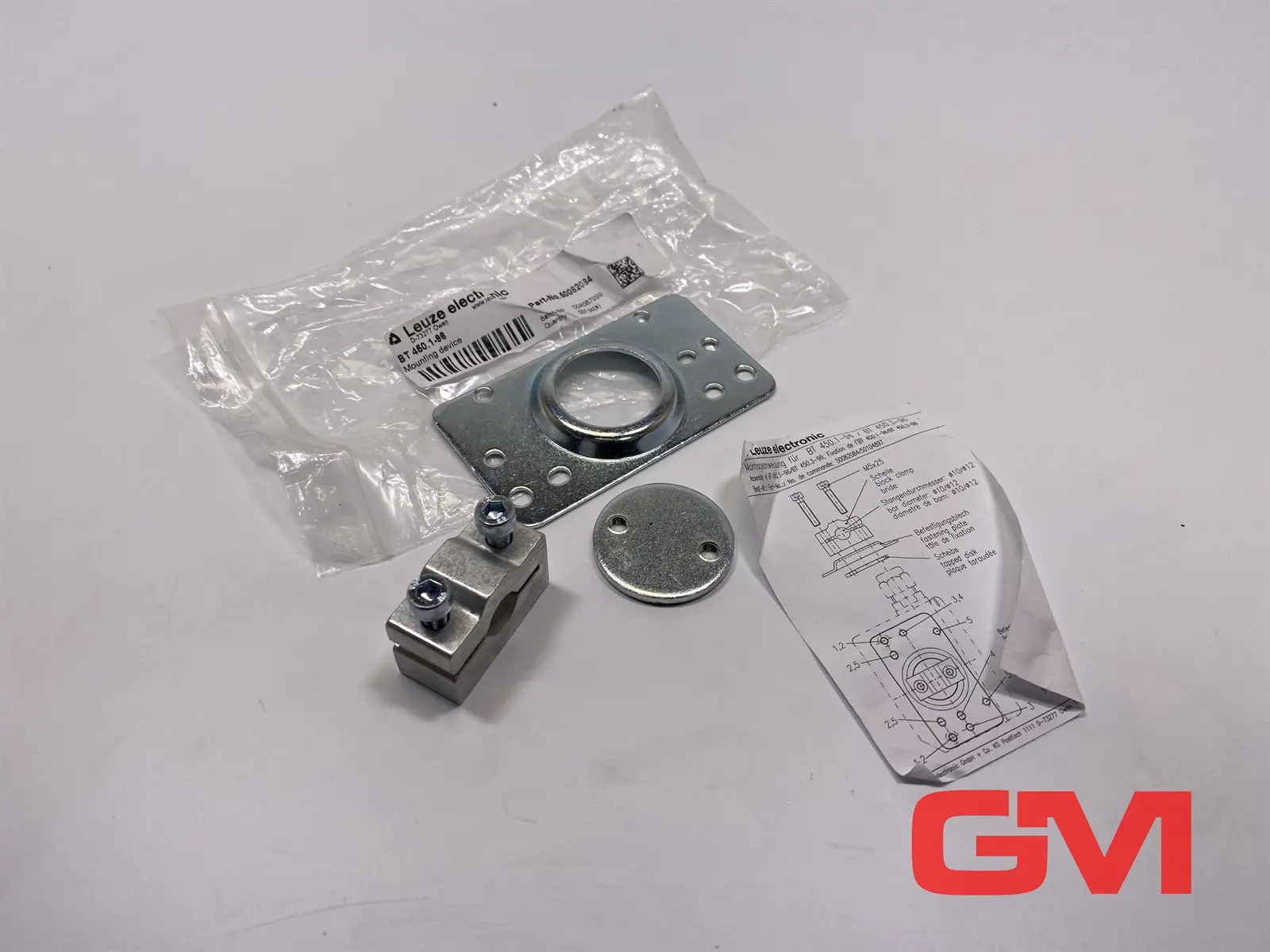 Produktfoto 1 von Leuze Befestigungsteil BT 450.1-96 mounting device 50082084 Sensoren 96B