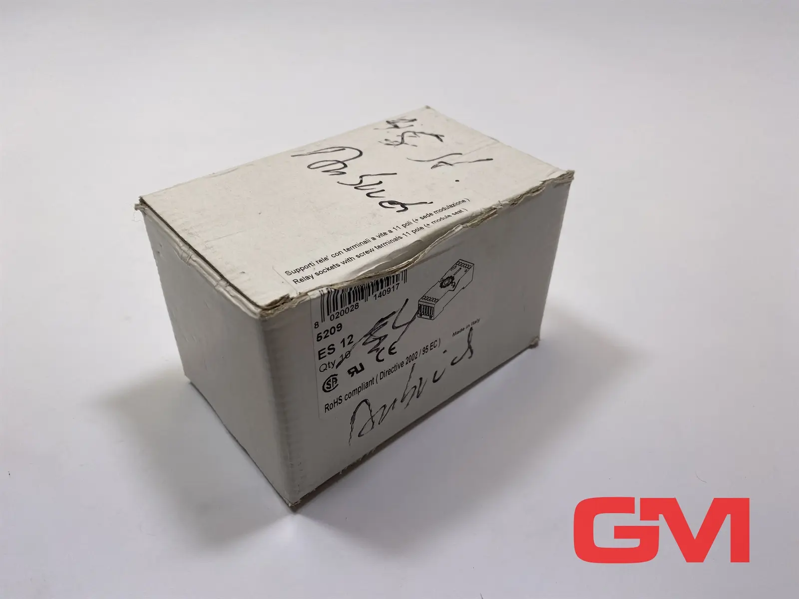 Produktfoto 1 von VE 4x Relpol Sockelfassung ES 12 socket 5209 10A 400VAC Relaisfassung Sockel