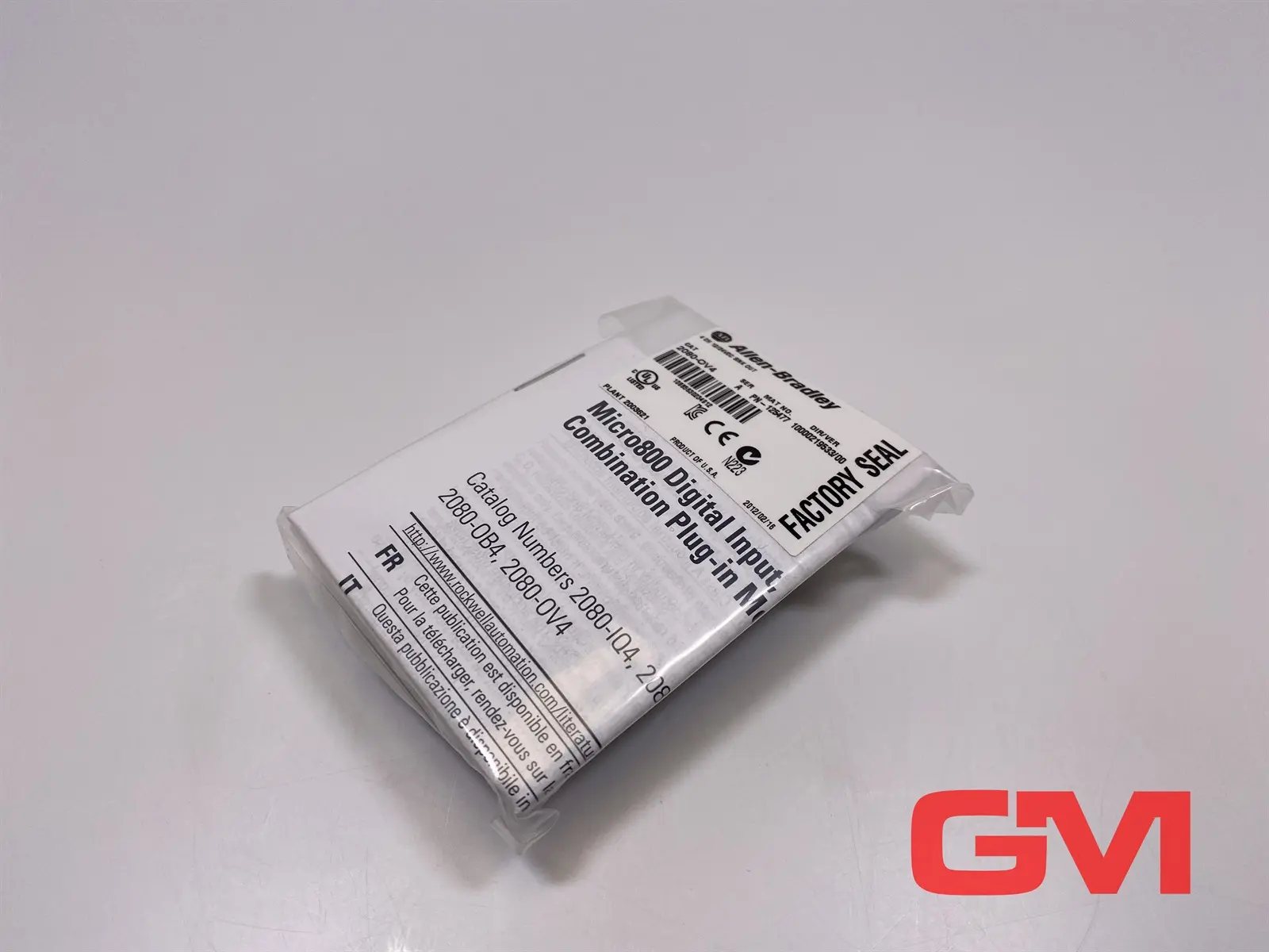 Produktfoto 1 von Allen Bradley Relais Ausgangmodul 2080-OV4 4 CH Output Relay Serie A PN-125477