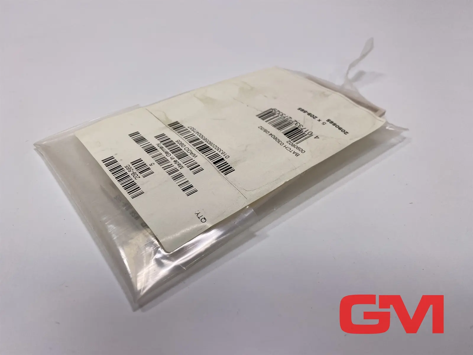 Produktfoto 1 von VE 5x Wago WSB-Beschriftungskarte 209-565 WSB marking card 1-9 (x10) waagerecht