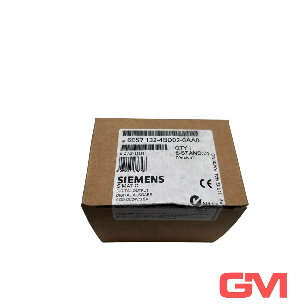 Produktfoto 1 von VE 5x Siemens Digitalausgabe 6ES7132-4BD02-0AA0 digital output 4DO ET 200S E01