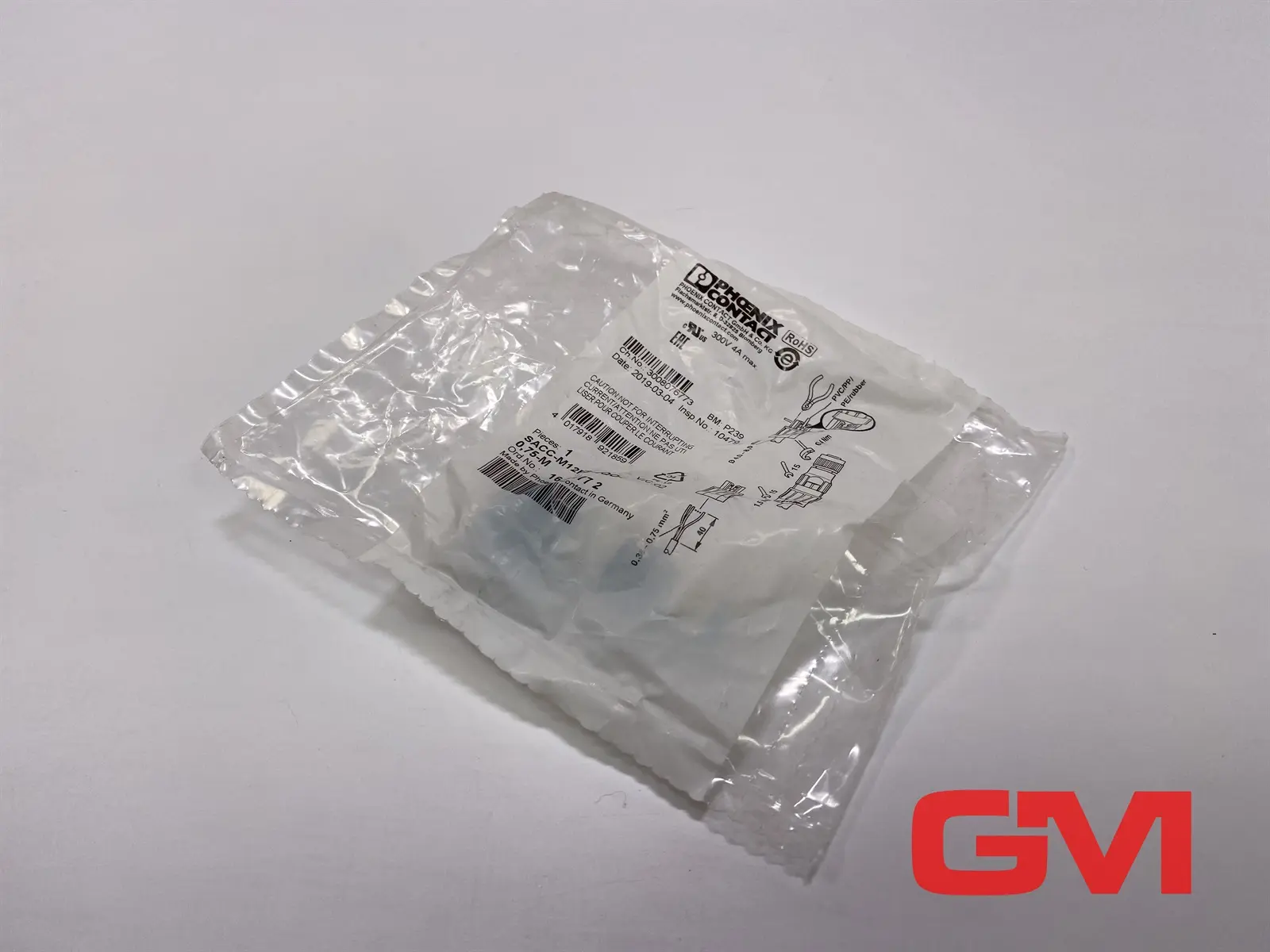 Produktfoto 1 von Phoenix Contact Steckverbinder SACC-M12FS-4QO-0,75-M connector 1641772 4-polig