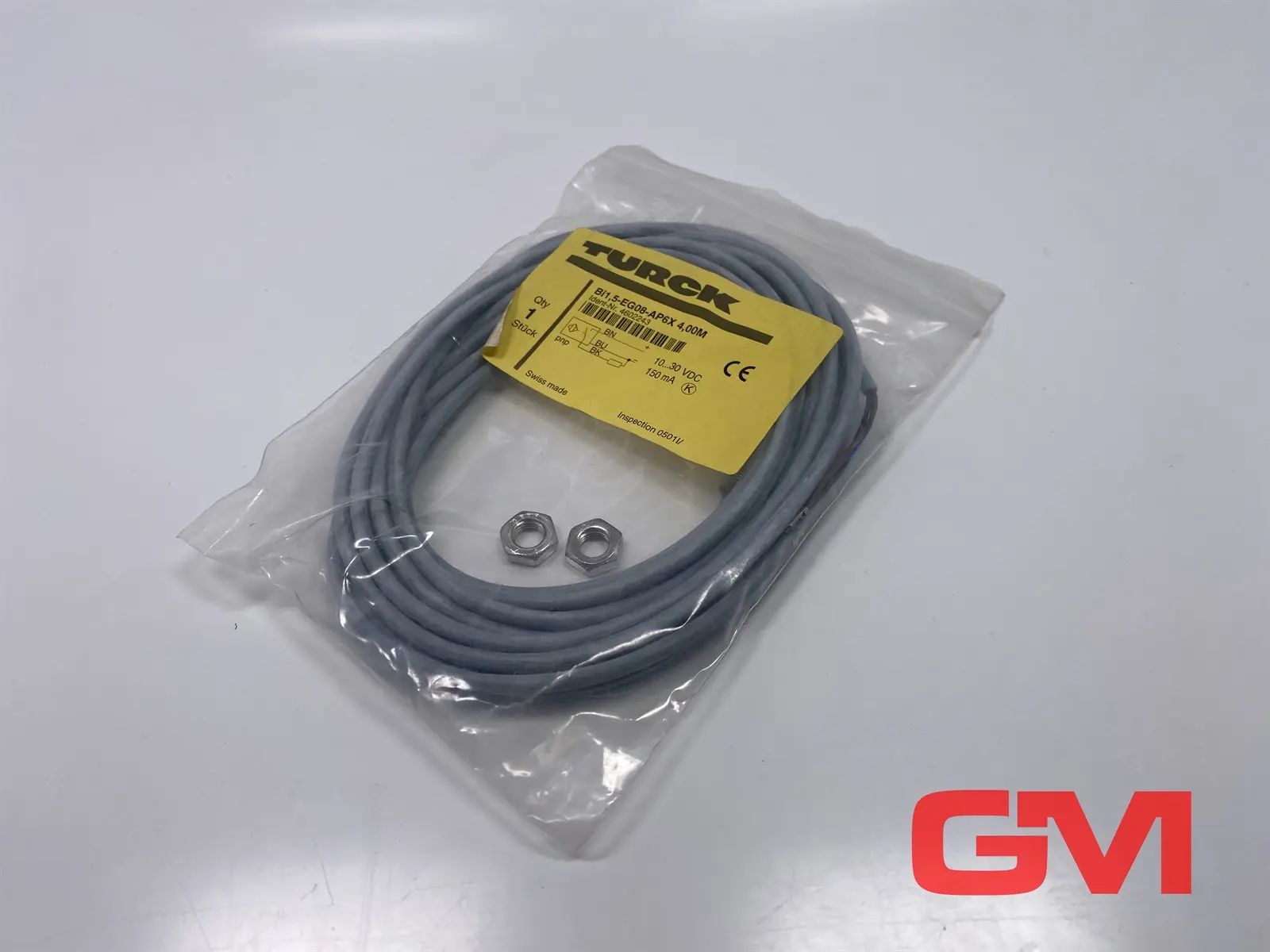 Produktfoto 1 von Turck Induktiver Sensor Bi1,5-EG08-AP6X 4,00 m inductive sensor 4602243