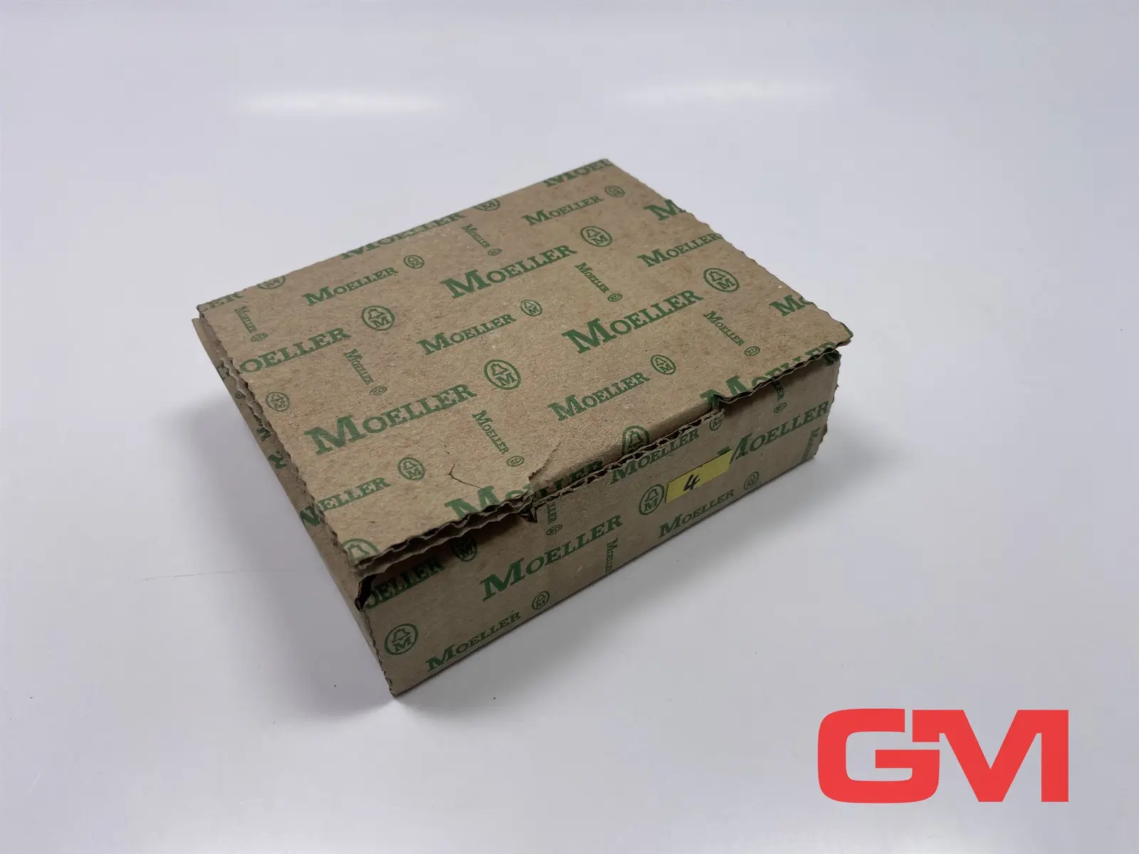 Produktfoto 1 von VPE 4x Moeller NOT-AUS Schild 1AK-199 Emergency-stop plate yellow/gelb