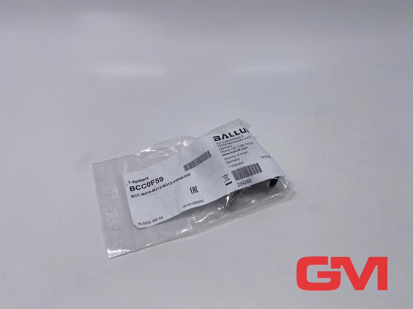 Produktfoto 1 von Balluff T-Stücke BCC0F59 T-spliitter BCC M414-M313-M313-U0054-000 Adapter