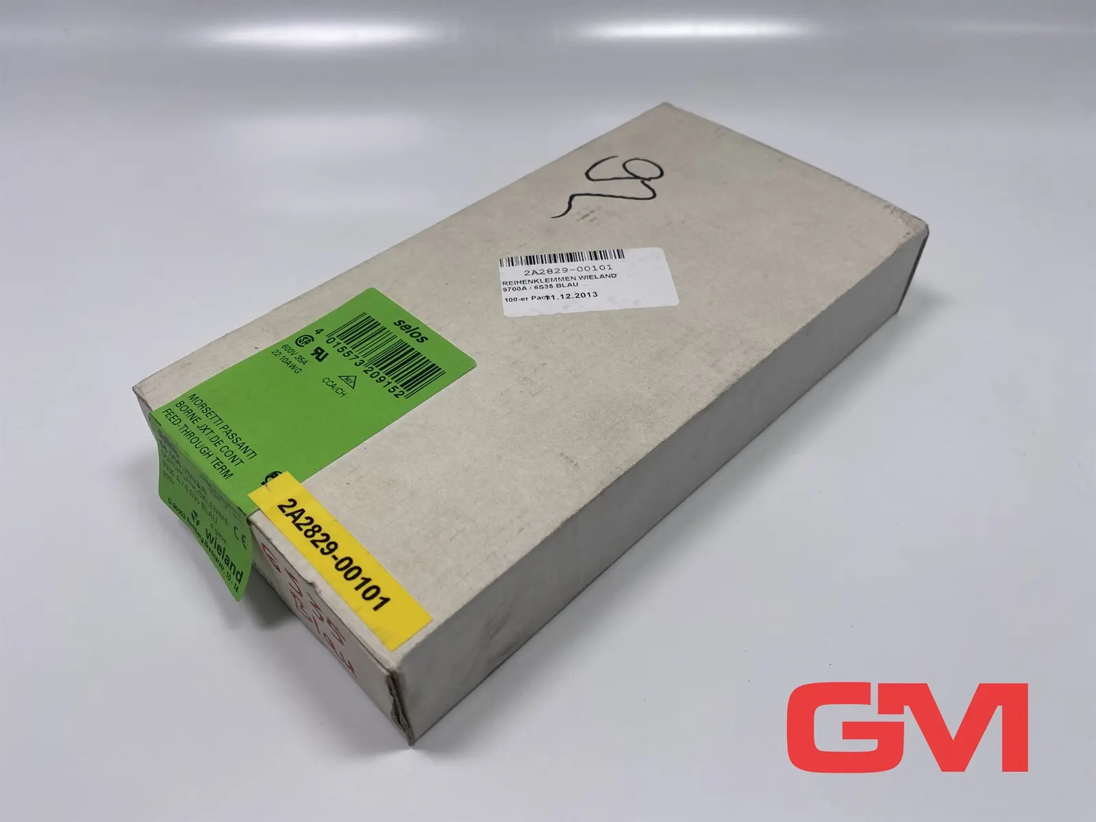 Produktfoto 1 von VE 92x Wieland Durchgangsklemme 9700 A / 5 S35 BLAU terminal block 54.004.7553.6