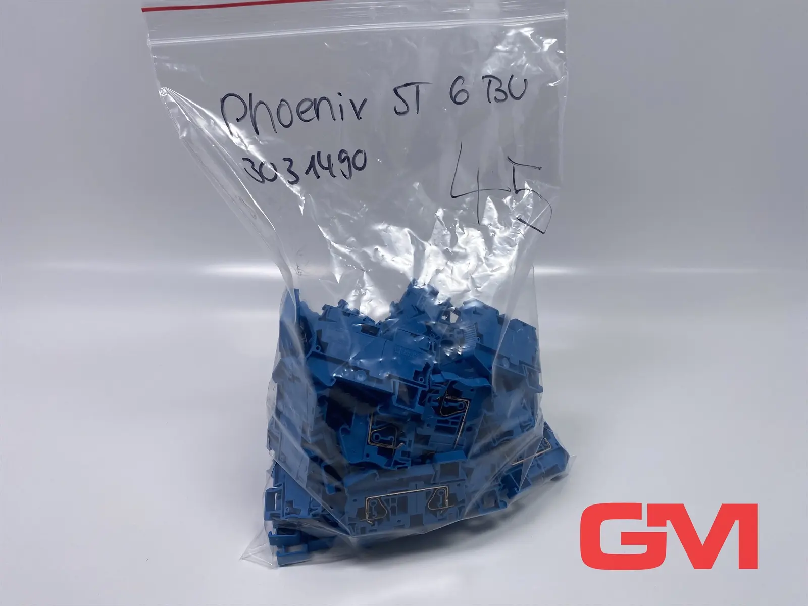 Produktfoto 1 von VE 85x Phoenix Contact Durchgangsklemme ST 6 BU terminal block 3031490 blau