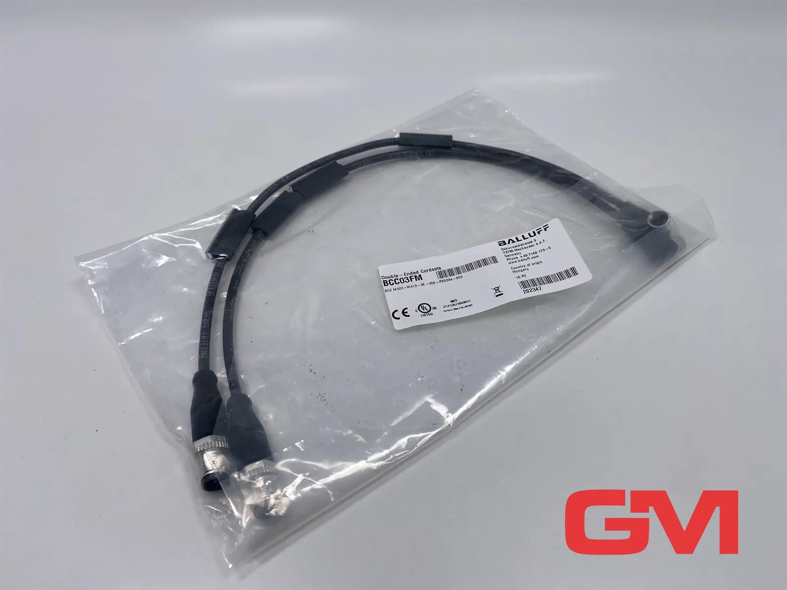 Produktfoto 1 von VE 2x Balluff Verbindungsleitung BCC03FM cordset BCC M323-M413-3E-300-PX0334-003