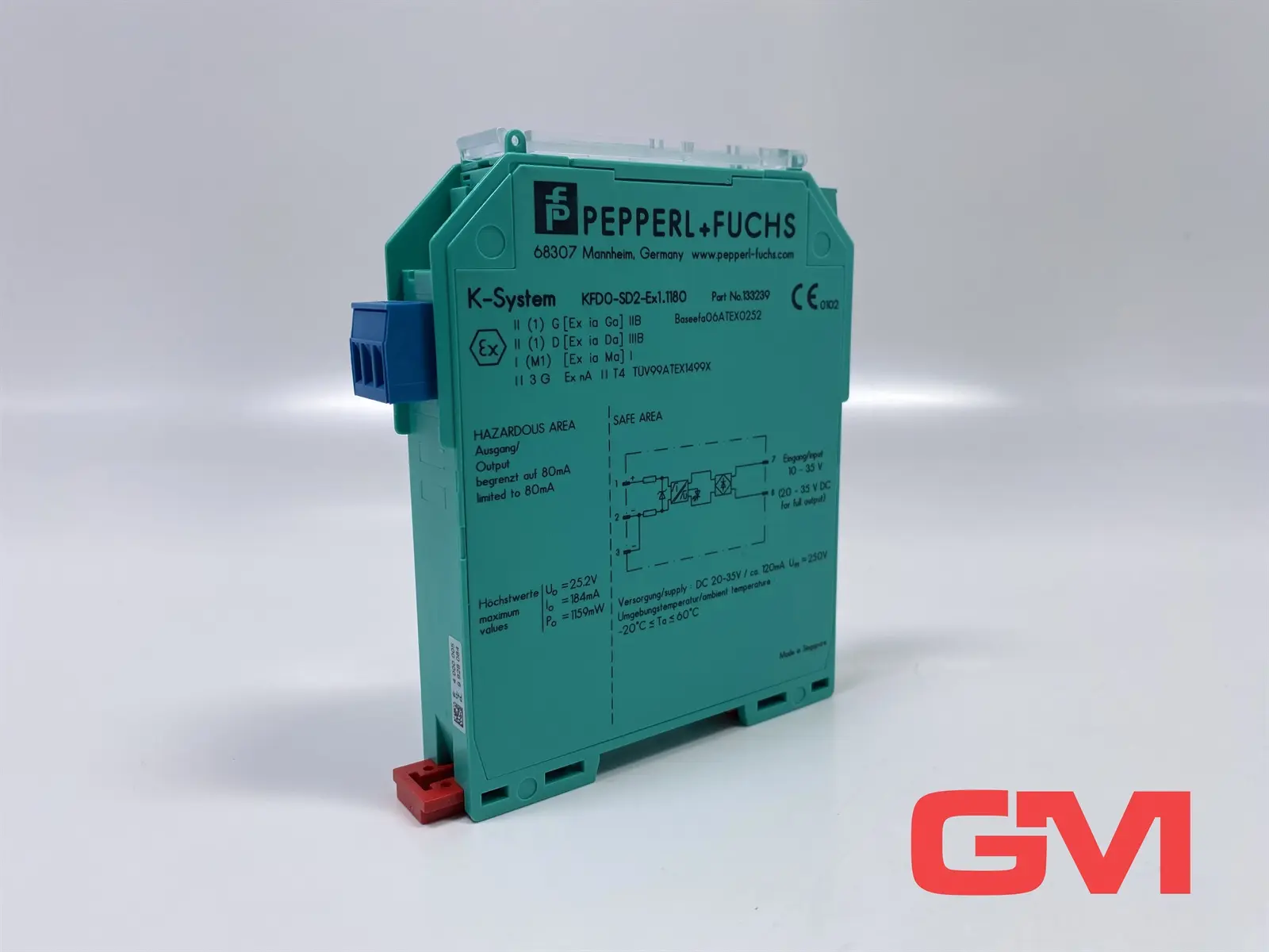 Produktfoto 1 von Pepperl + Fuchs Ventilsteuerbaustein KFD0-SD2-Ex1.1180 solenoid drive 133239