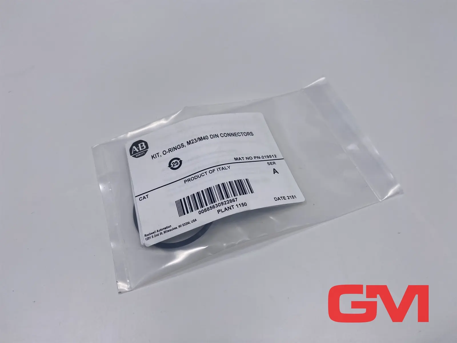 Produktfoto 1 von Allen-Bradley Set O-Ring M23/M40 DIN Verbinder PN-219512 kit O-Rings Serie A