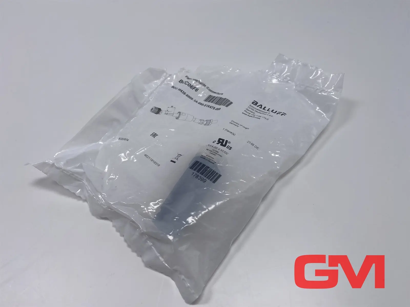 Produktfoto 1 von Balluff Steckverbinder BCC06F6 connector BCC M435-0000-1A-000-51X475-000 Buchse