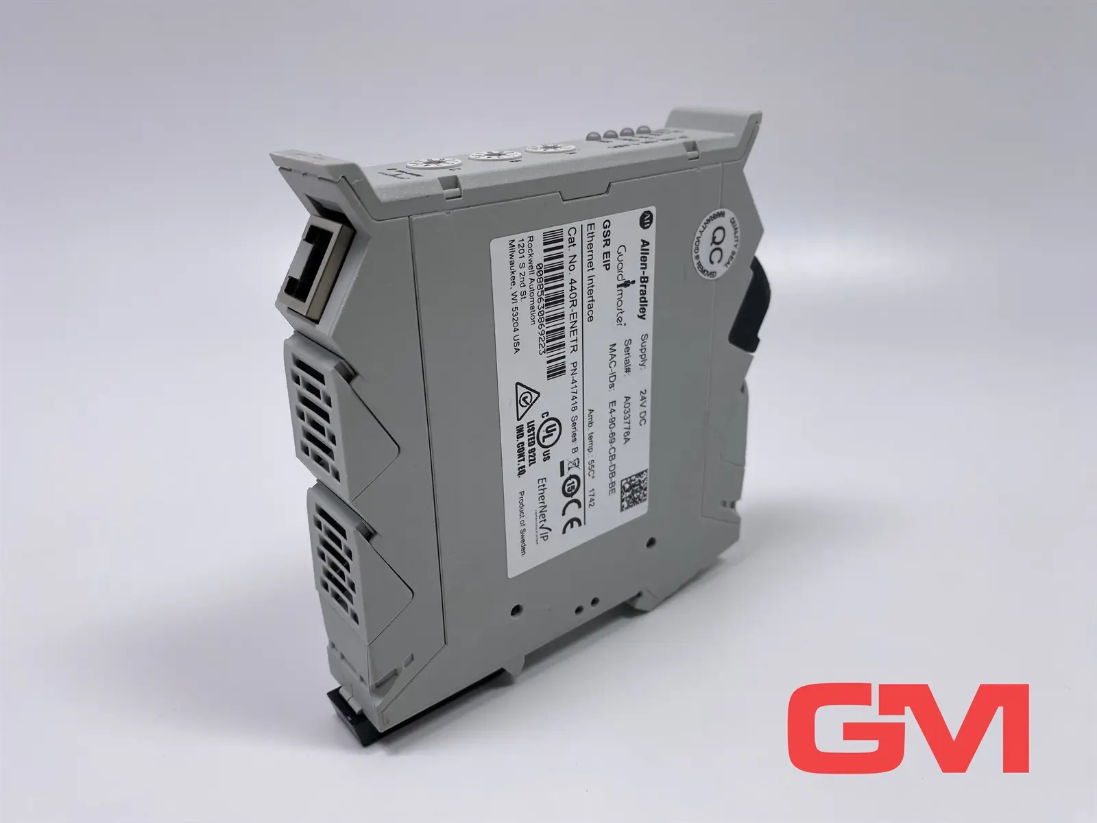 Produktfoto 1 von Allen-Bradley Ethernet-Schnittstelle 440R-ENETR Interface PN-417418 Serie B