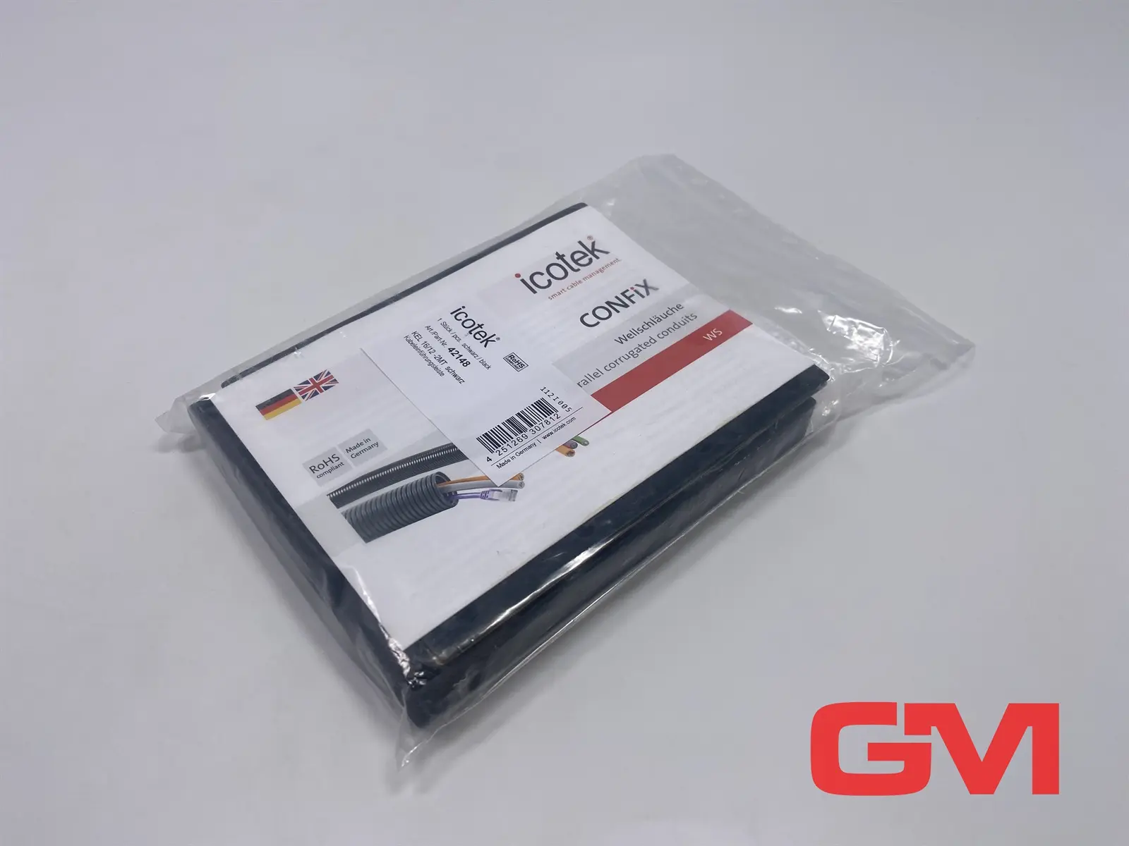 Produktfoto 1 von icotek Kabeleinführungsleiste KEL16/12-2MT cable entry frame black 42148 schwarz