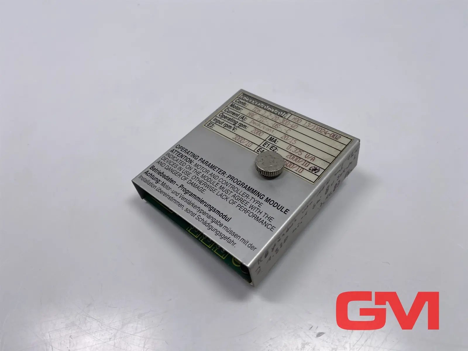 Produktfoto 1 von Indramat Programmierungsmodul MOD13/1X024-002 programming mod. TDM3.2-20-300-W0