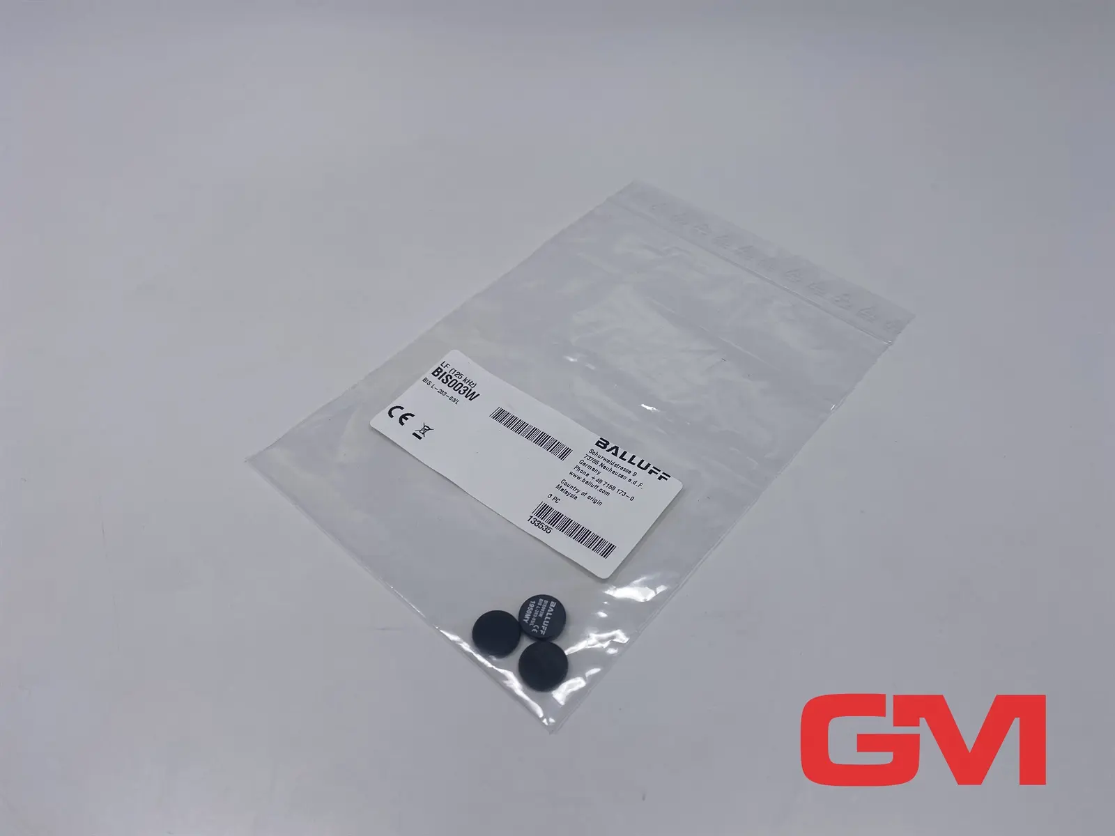 Produktfoto 1 von VE 3x Balluff LF-Datenträger (125 kHz) BIS003W LF data carriers BIS L-203-03/L