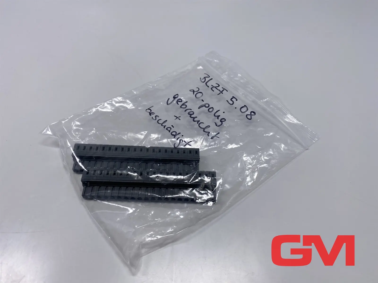 Produktfoto 1 von VE 2x Weidmüller Leiterplattensteckverbinder BLZF5.08 connector 20P beschädigt