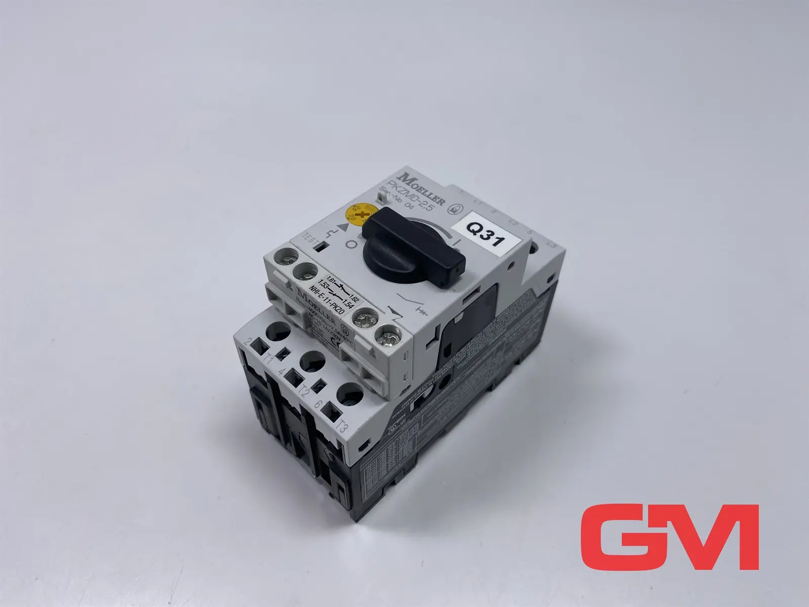 Produktfoto 1 von Moeller Motorschutzschalter PKZM0-2,5 circuit breaker 1,6-2,5A mit NHI-E-11-PKZ0