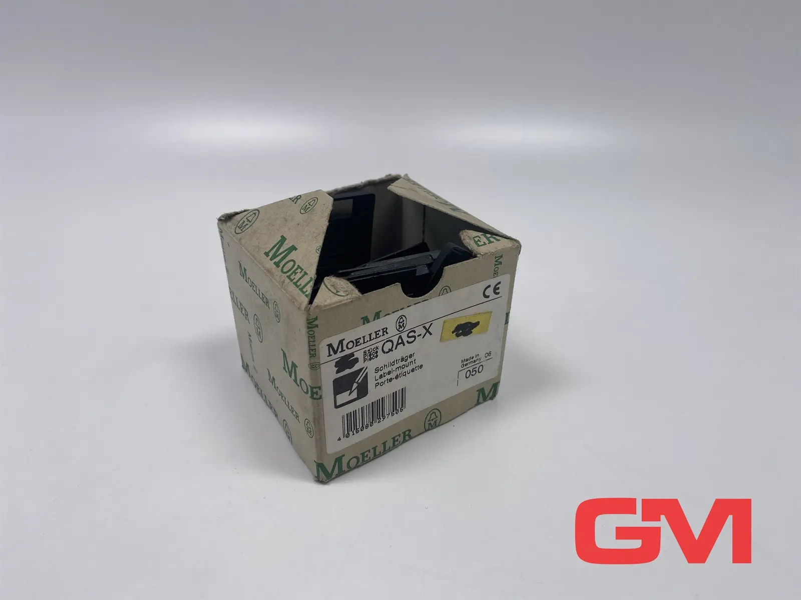 Produktfoto 1 von VPE 24x Moeller Schildträger QAS-X label-mount legend plate Kunststoff Schwarz