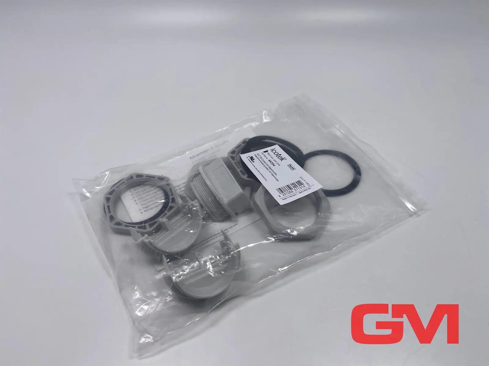 Produktfoto 1 von VE 4x icotek Kabelverschraubung KVT 50-2 grau split cable gland grey 45204 M50