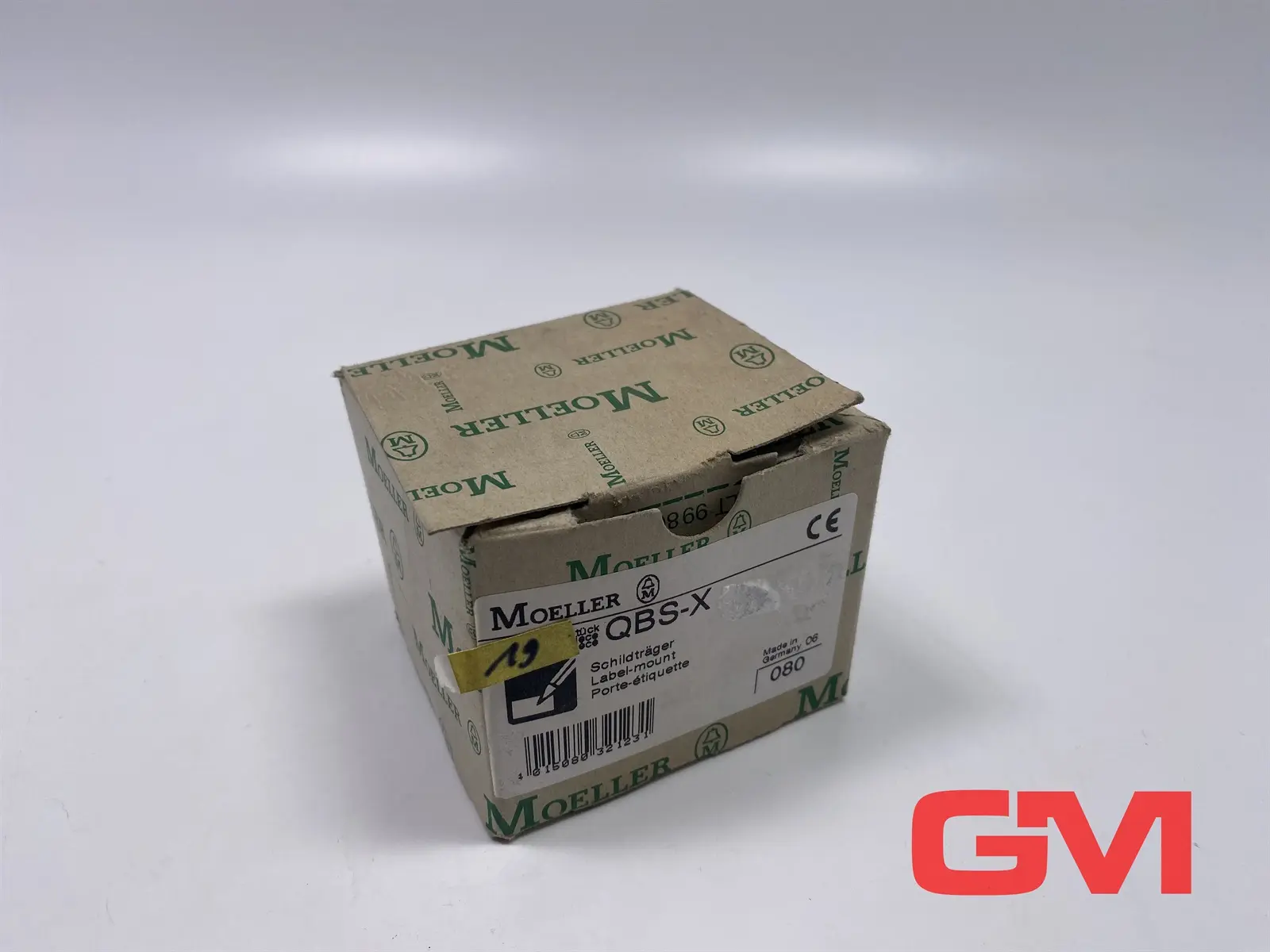 Produktfoto 1 von VE 19x Moeller Schildträger QBS-X label-mount legend plate QBSX Legendenplatte