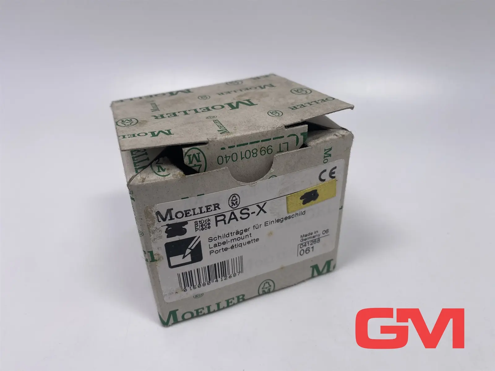 Produktfoto 1 von VE 22x Moeller Schildträger für Einlegeschild RAS-X label-mount Kunststoff