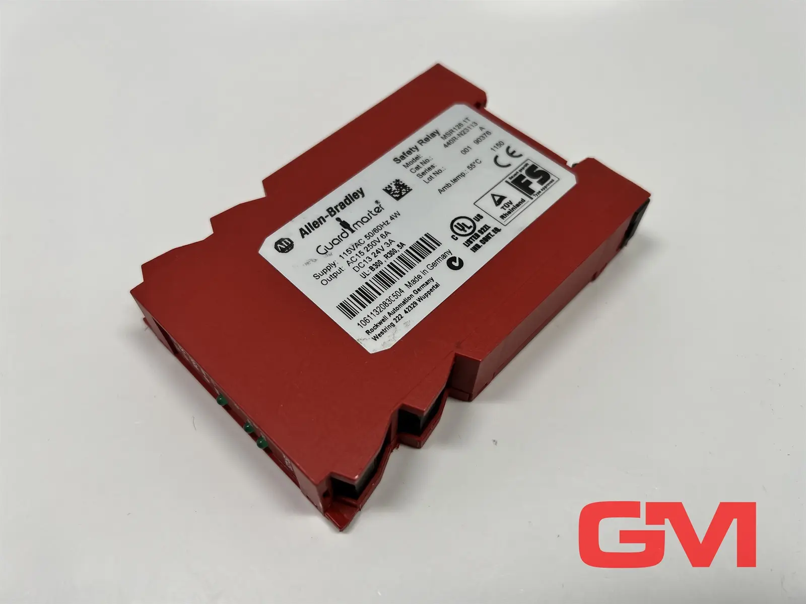 Produktfoto 1 von Allen Bradley Sicherheitsrelais 440R-N23113 Safety Relay MSR126.1T Ser. A 115V
