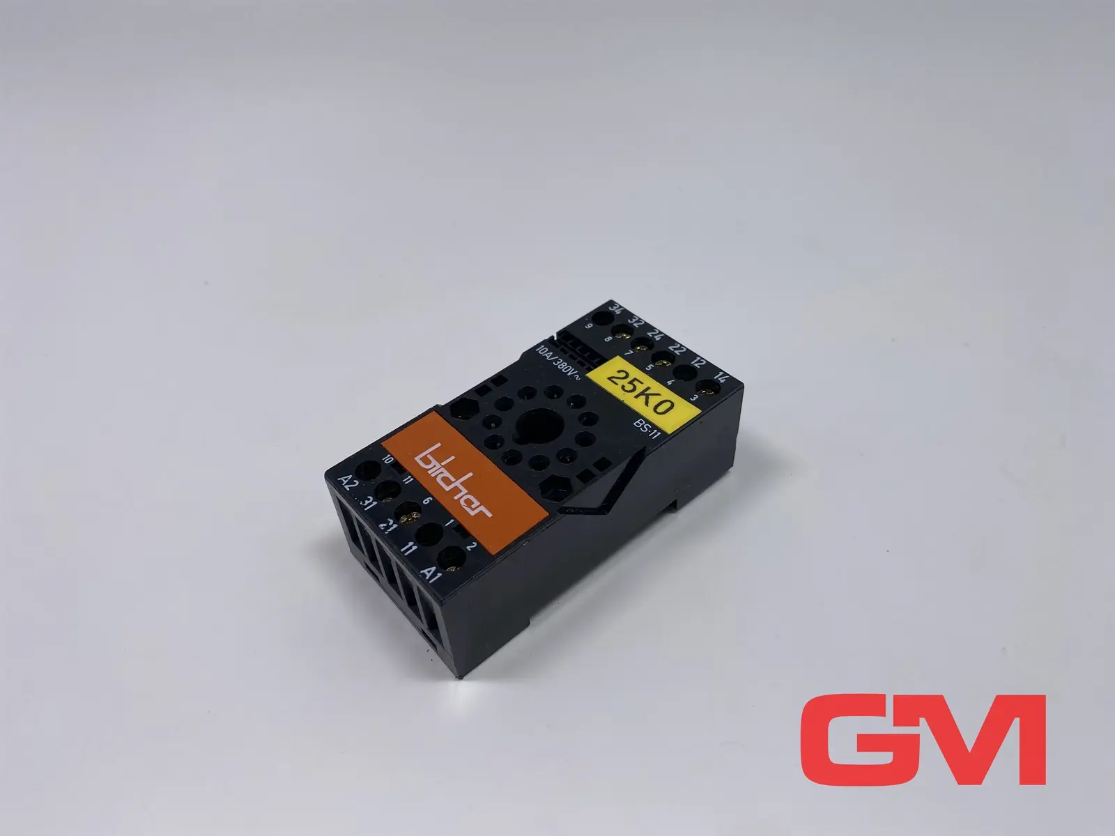 Produktfoto 1 von Bircher Relaissockel BS11 relay socket 10A/380V 11-polig Relaisfassung